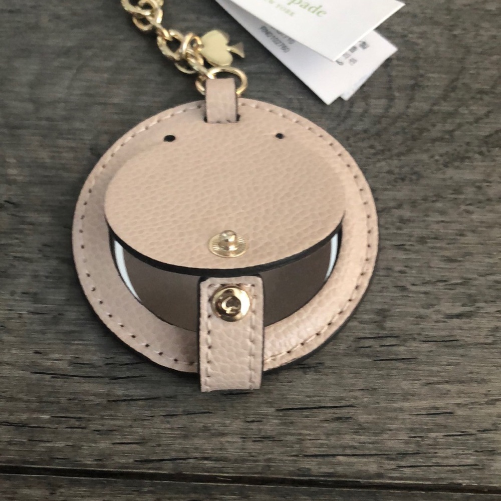 Kate SpadeCircle Mirror Leather BagCharm/keychain - Picture 5 of 8